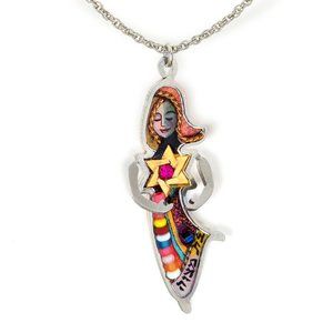Jewish Bat Mitzvah Necklace by Artist Studio Seeka
